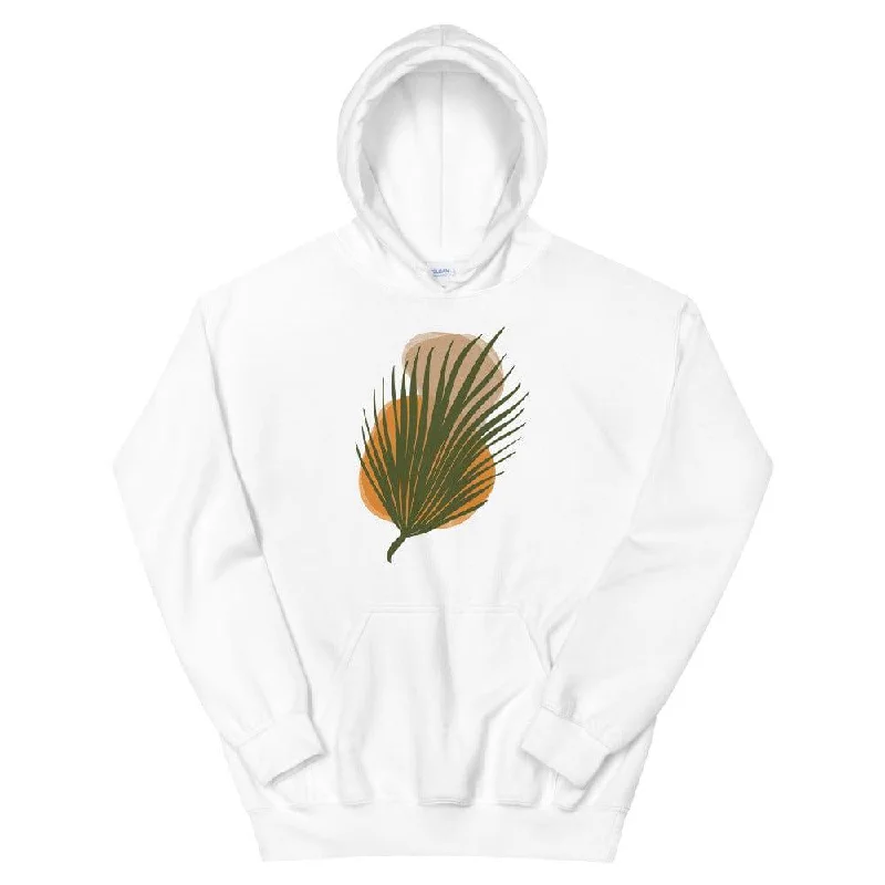 Palm Leaf and Stones abstract Art Graphic Unisex Hoodie Fashionable Sweatshirts for Women