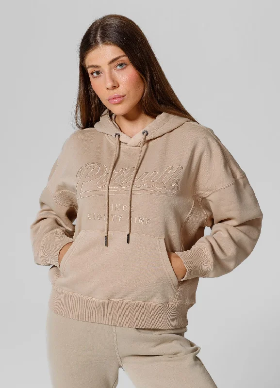 Women's hoodie Washed Manzanita II - Sand Oversized Hoodies for Women