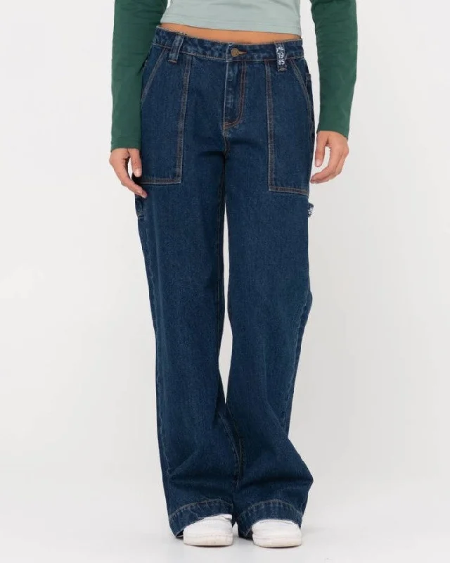 Rusty Billie Low Wide Carpenter Pants - Win24