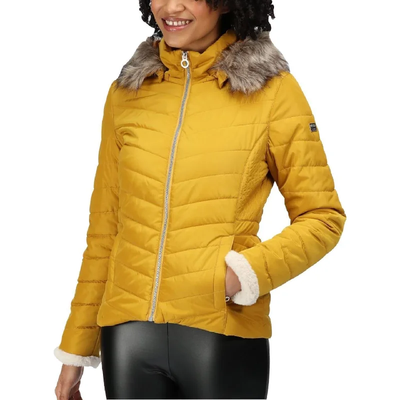 Regatta Winslow Womens Insulated Jacket - Yellow Women's motorcycle jackets