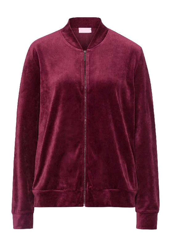 Favourites Jacket | Ruby Wine 78771-2423 Women's date night jackets