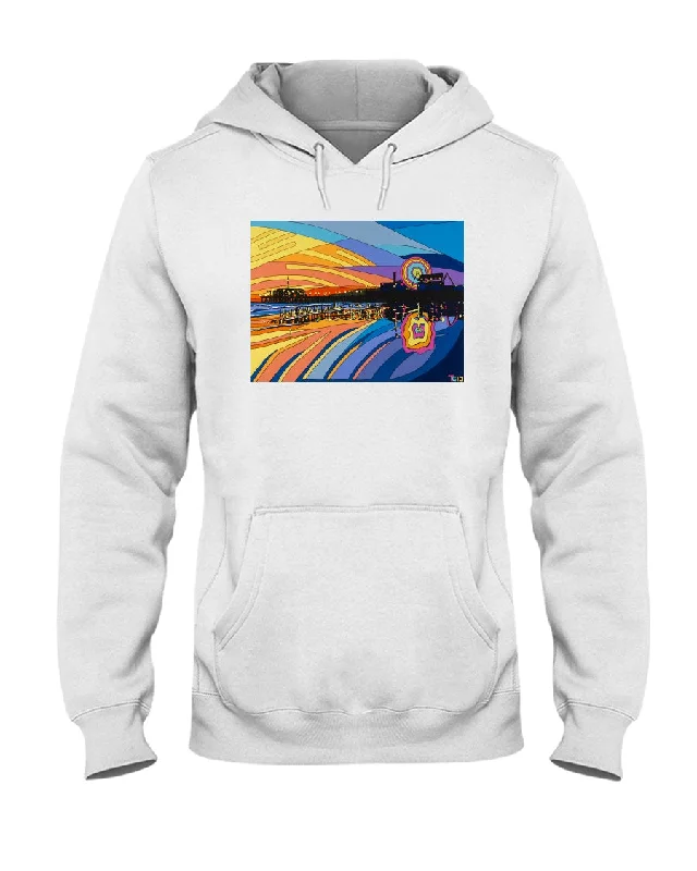 Santa Monica Pier - Hoodie Hoodie Sweatshirt Chic