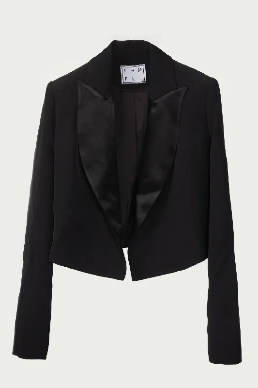 Lycus Jacket In Black Trendy Women’s Blazers