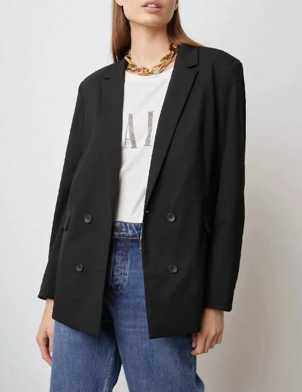 Jac Blazer In Black Classic Office Blazer