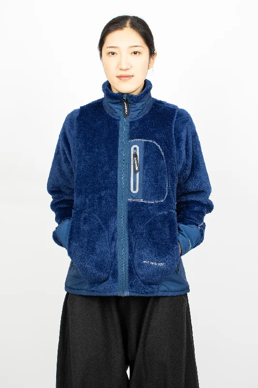 High Loft Fleece Jacket Blue