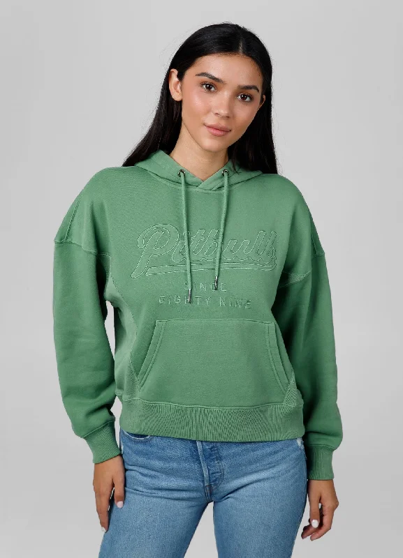 Women's hoodie Washed Manzanita II - Green Street Style Hoodies