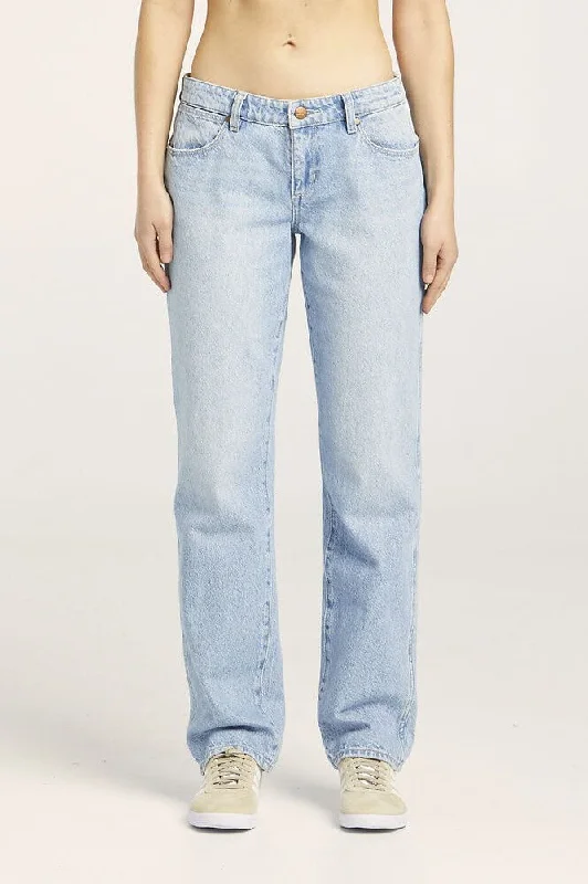 WRANGLER LOW RISE CLAUDIA STRAIGHT - BLUE STARDUST