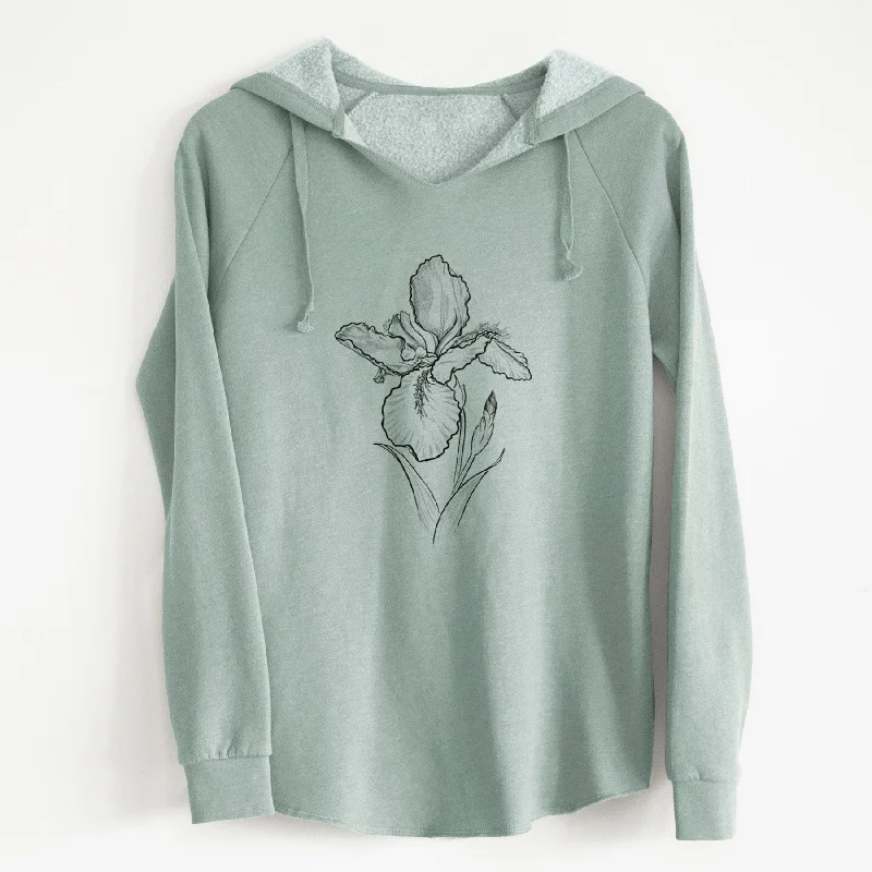 Wall Iris - Iris tectorum - Cali Wave Hooded Sweatshirt Hoodies & Sweatshirts Fashion