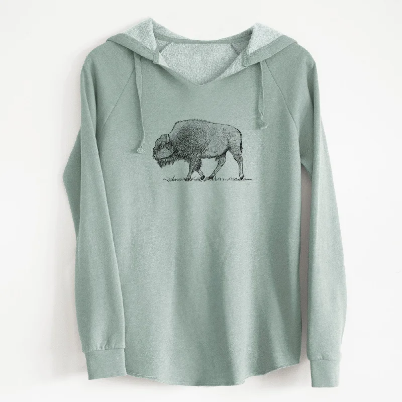 American Bison / Buffalo - Bison bison - Cali Wave Hooded Sweatshirt Hoodies & Sweatshirts Combo