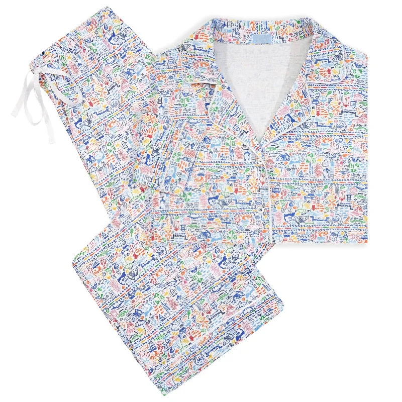 Cape Cod Women’s Button Front Long Pajama Set Target pajama sets