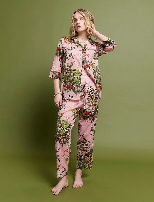 Karen Walker Love Letters Crop PJ Set Warm pajama sets