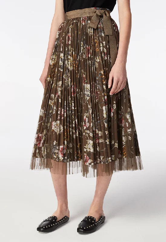 Floral Tulle Skirt A-line unclassified skirts