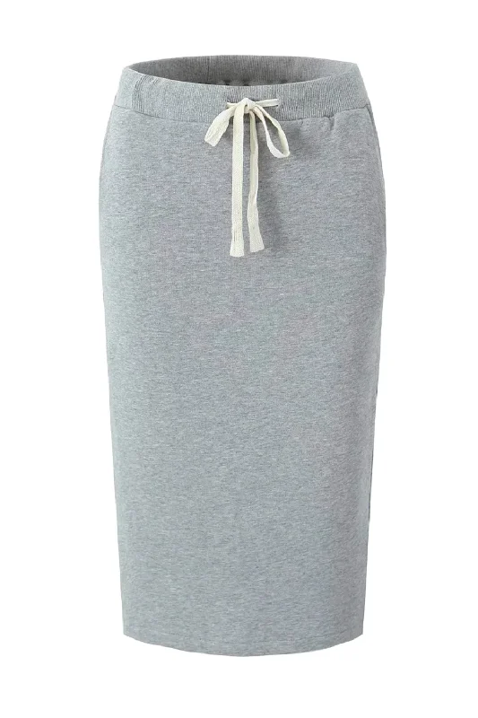 'Irene' Drawstring Side Slit Skirt (3 Colors) Stylish unclassified skirts