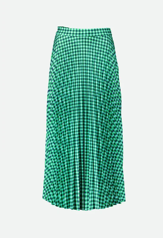 Pleated Checks Skirt Chiffon unclassified skirts