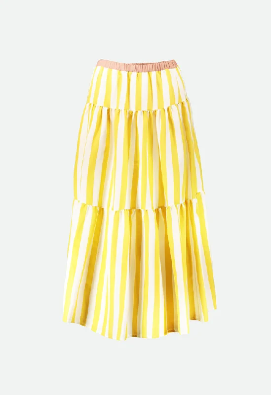 Striped Tiered Skirt Polka dot unclassified skirts