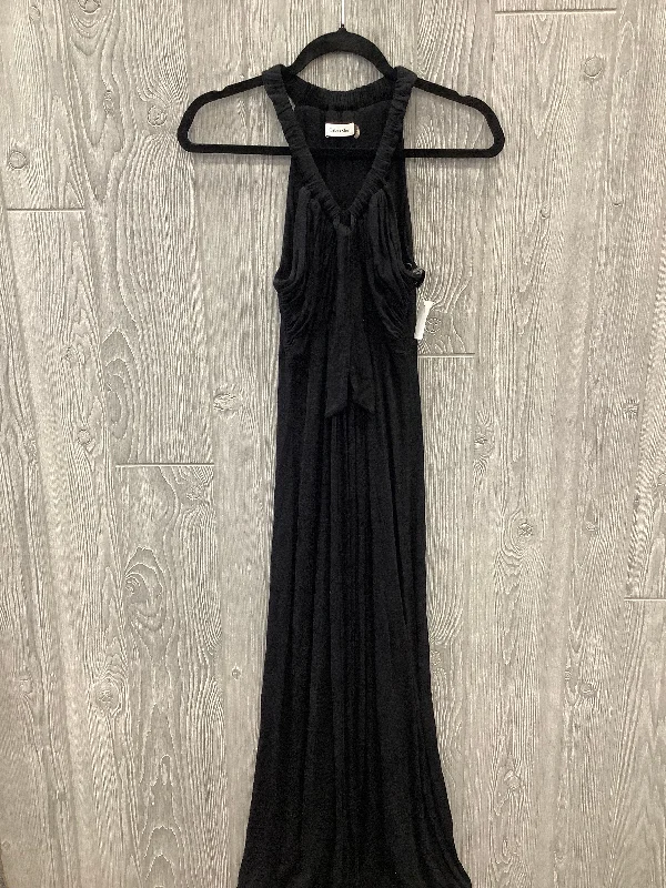 Dress Casual Maxi By Calvin Klein In Black, Size: S Silk maxi dresses