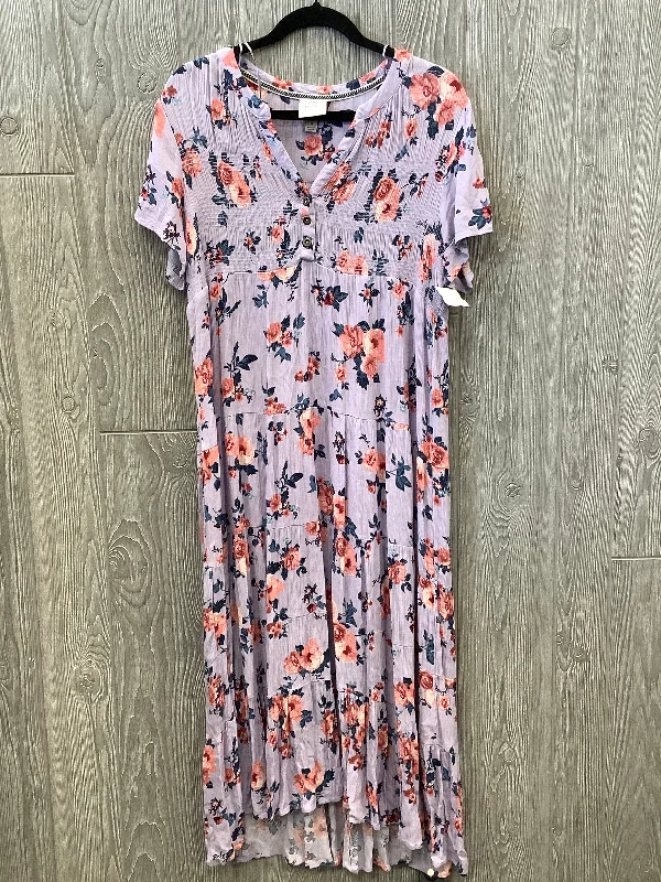 Dress Casual Maxi By Knox Rose In Purple, Size: M Urban Outfitters maxi dresses