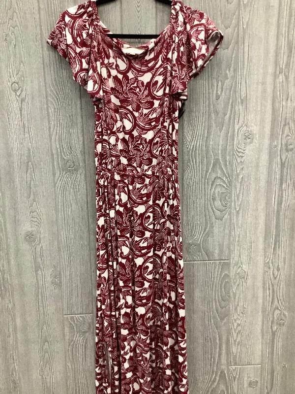 Dress Casual Maxi By Loft In Red, Size: Xs Casual maxi dresses