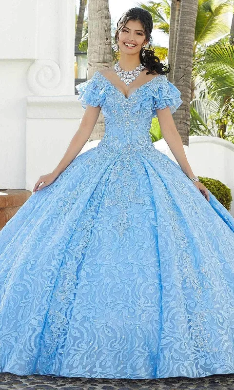 Mori Lee 34072 - Ruffled Off-Shoulder Quinceanera Ballgown Boho party dresses