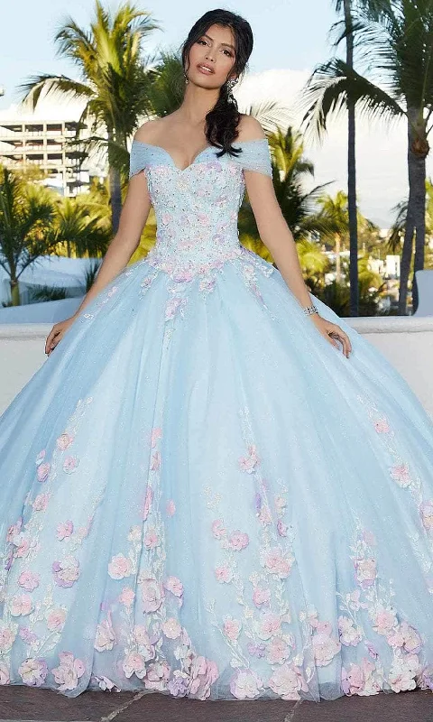 Mori Lee 60165 - 3D Floral Appliqued Sweetheart Ballgown Trendy party dresses under $50