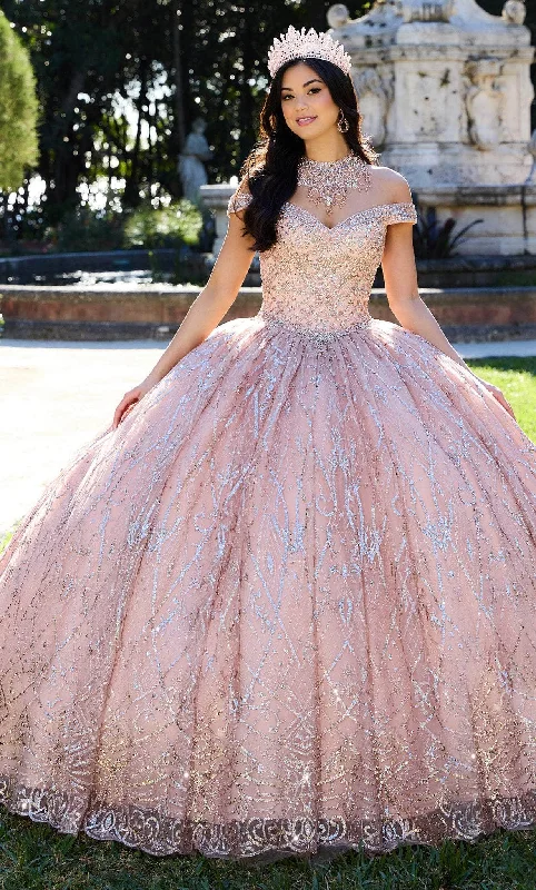 Princesa by Ariana Vara PR30132 - Rhinestone-Detailed Quinceanera Gown Cotton party dresses