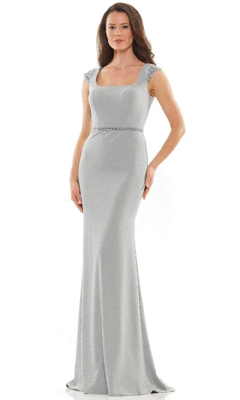 Rina Di Montella RD2762 - Cap Sleeve Square Neck Long Dress High-end maxi dresses