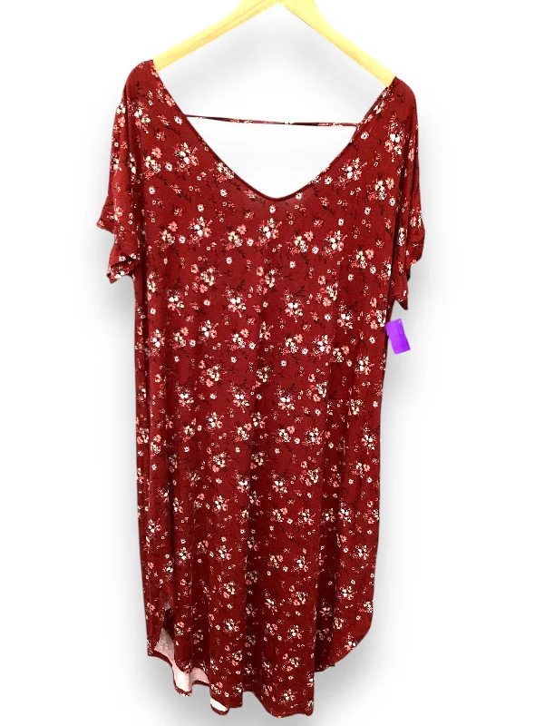 Dress Casual Midi By Maurices In Floral Print, Size: Xxl Sequin midi dresses