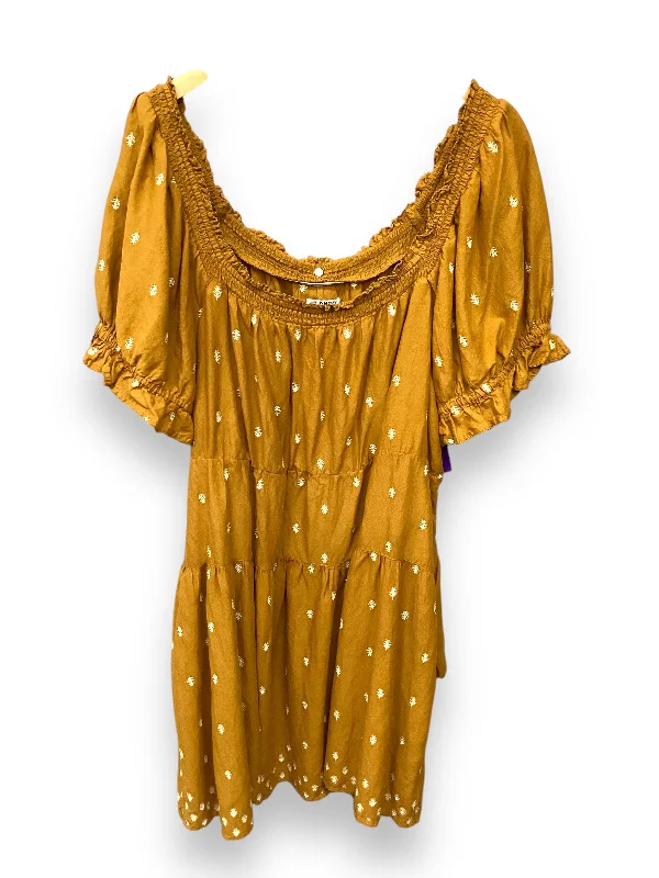 Dress Casual Midi By Old Navy In Yellow, Size: Xxl Chic midi dresses