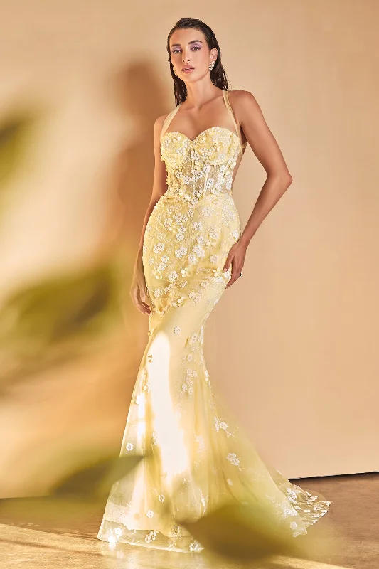 **Divine Couture's Enchanting Floral Masterpiece: A Gown to Captivate** Garden party floral dresses