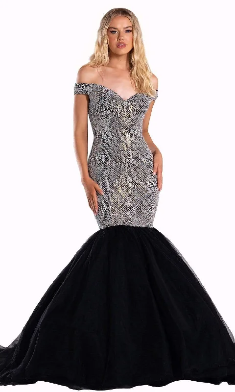 Captivating Rhinestone Gown for Unforgettable Occasions by Portia and Scarlett Silk unclassified dresses