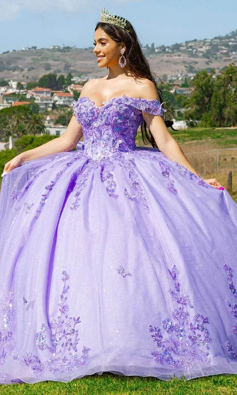 Cinderella Couture 8111J - Butterfly Embellished Glitter Ballgown Festival unclassified dresses