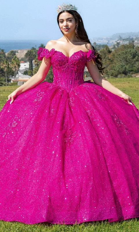 Cinderella Couture 8120J - Off-Shoulder Beaded Ballgown Breathable unclassified dresses