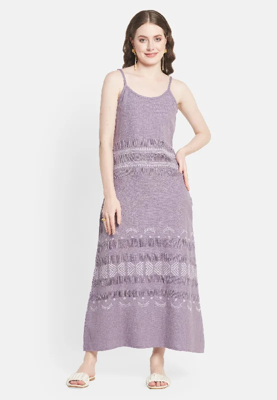 Iris Lavender Dress Tiered unclassified dresses