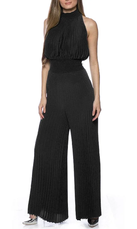 Marina 267473 - Accordion Pleat Jumpsuit Budget-friendly unclassified dresses