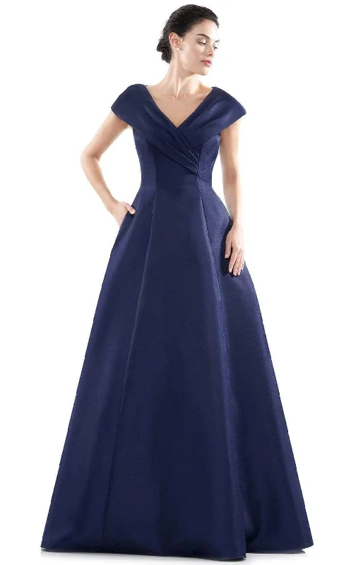 Marsoni by Colors MV1085 - V-Neck A-line Evening Gown Office unclassified dresses