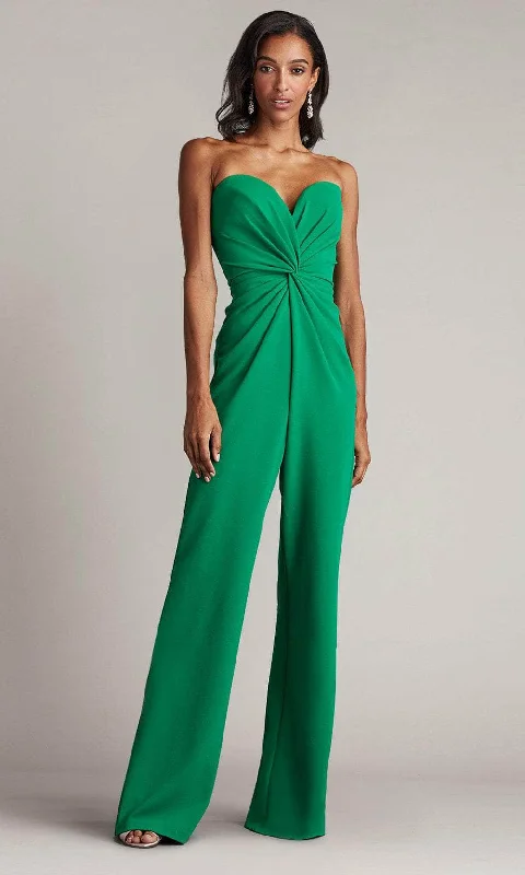 Tadashi Shoji BOS24375Y - Twist Detail Strapless Jumpsuit Everyday wear unclassified dresses