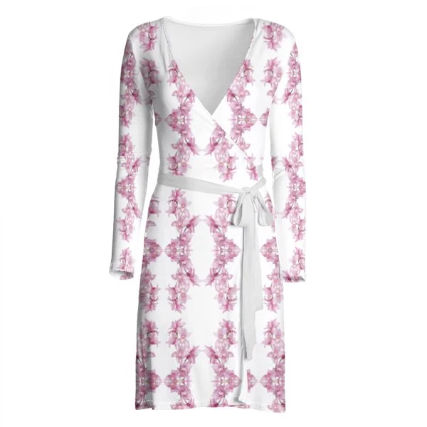 Wrap Dress - "Pink Orchid" Club unclassified dresses