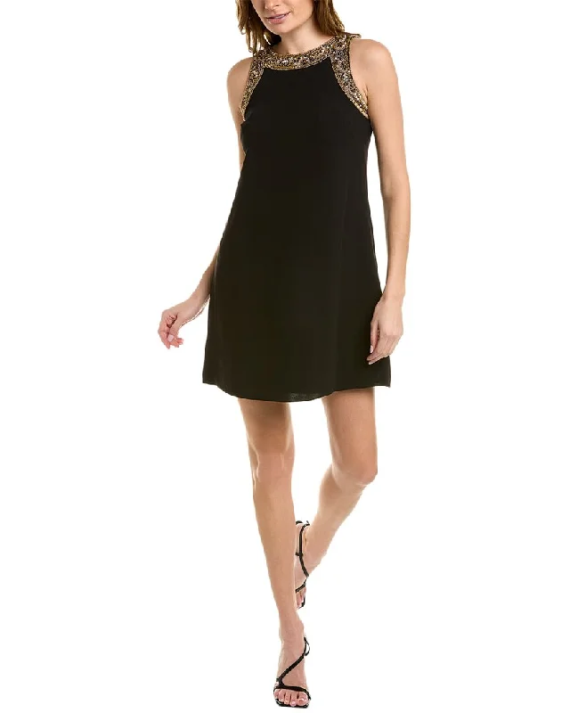 Aidan Mattox Trapeze Short Dress Mini Skirt Outfit