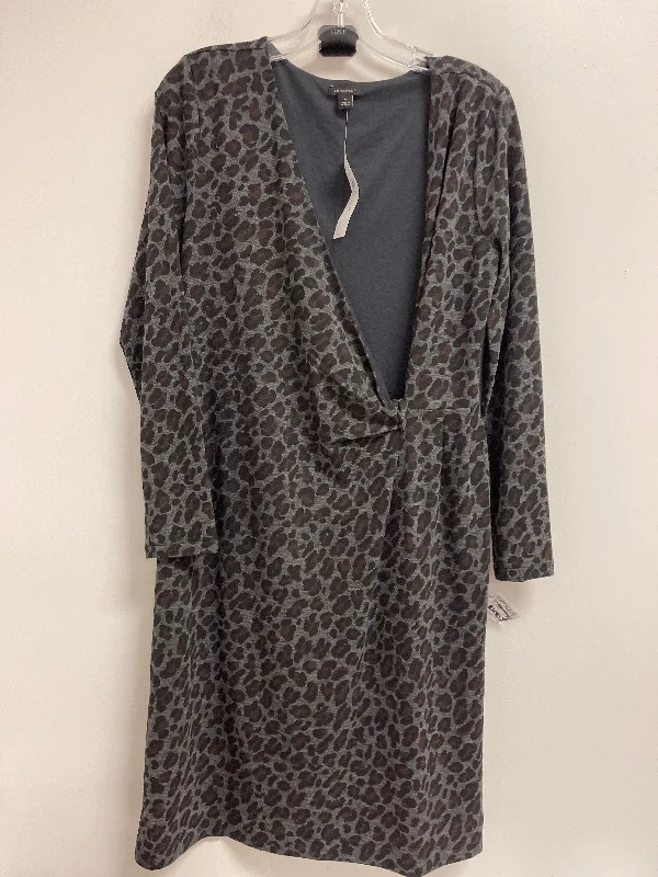 Dress Casual Midi By Ann Taylor In Animal Print, Size: M Everyday Midi Skirt