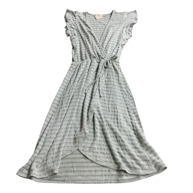 Dress Casual Midi By Caution To The Wind In Green & White, Size: S Casual Midi Outfit