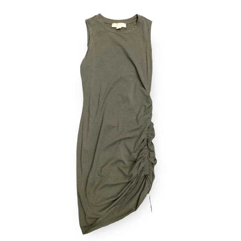 Dress Casual Midi By Michael Kors In Green, Size: S Elegant Satin Skirt