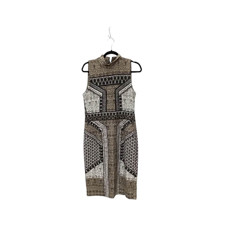 Dress Casual Midi By Worth Ny In Brown & Cream, Size: 10 Bohemian Midi Skirt